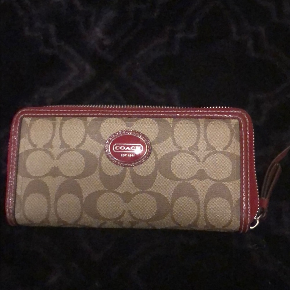 Coach wallet or clutch